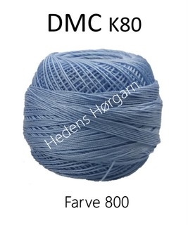 DMC K80 farve 800 Lys blå